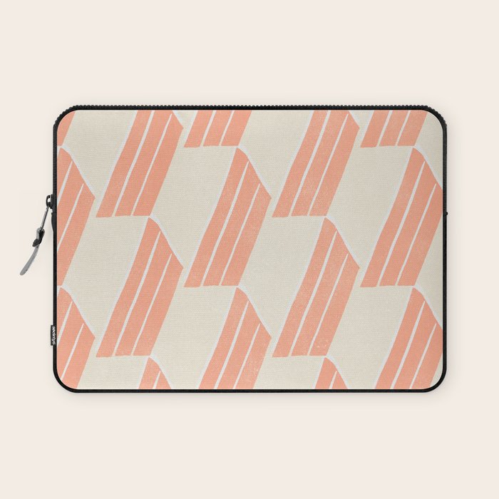 minimalist series: pink hex tiles Laptop Sleeve Gallery Image 1