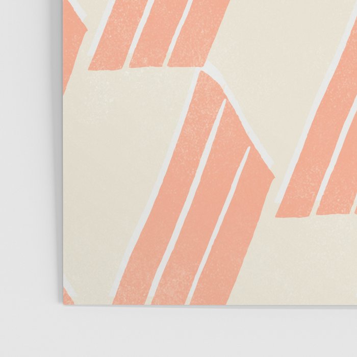minimalist series: pink hex tiles Poster Gallery Image 3