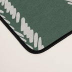 Emerald Herringbone Stripes Desk Mat Gallery Image 4