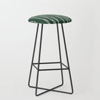 Emerald Herringbone Stripes Stool Gallery Image 1