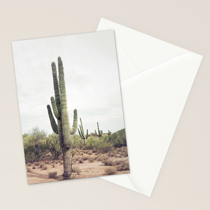 Desert Cactus Stationery Card Gallery Image 2