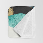 Teal Afternoon Throw Blanket Gallery Image 3
