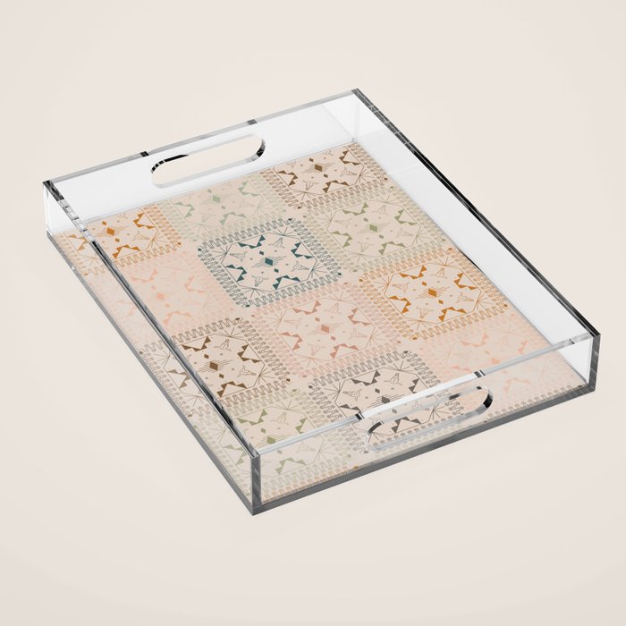 Lost Desert Quilt Acrylic Tray Gallery Image 1