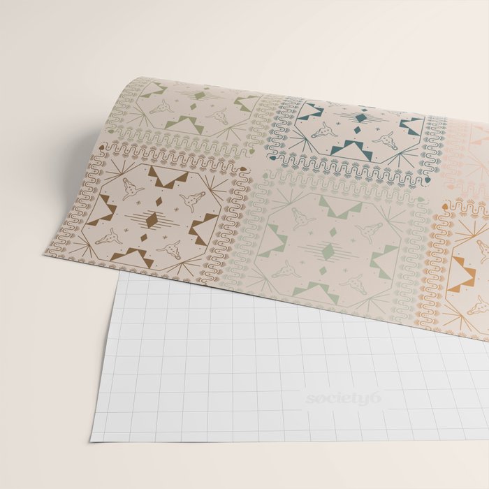 Lost Desert Quilt Wrapping Paper Gallery Image 2