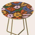 Abstract floral pattern  Side Table Gallery Image 2