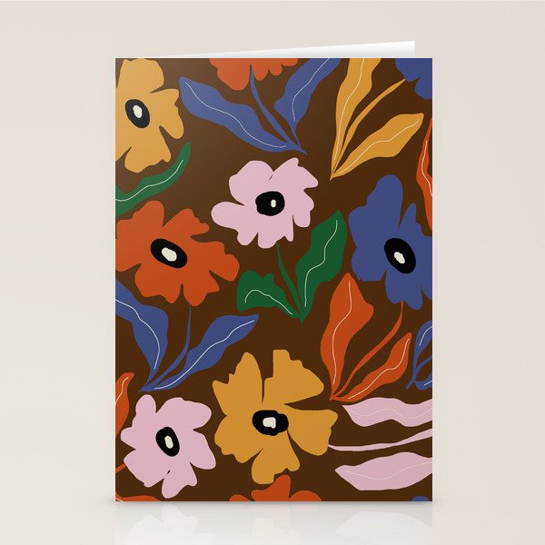 Abstract floral pattern  Stationery Card Gallery Image 1