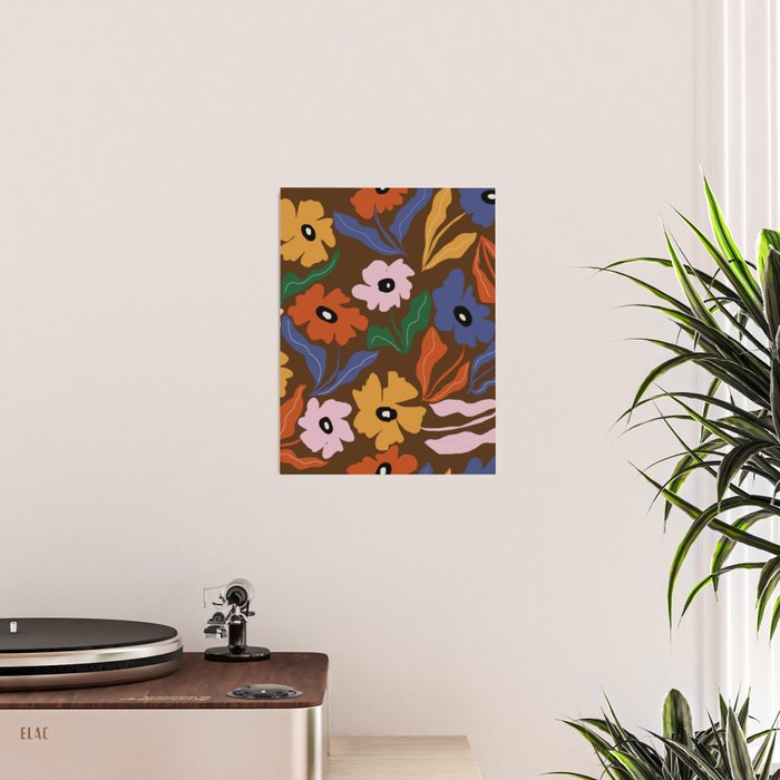 Abstract floral pattern  Poster Gallery Image 2