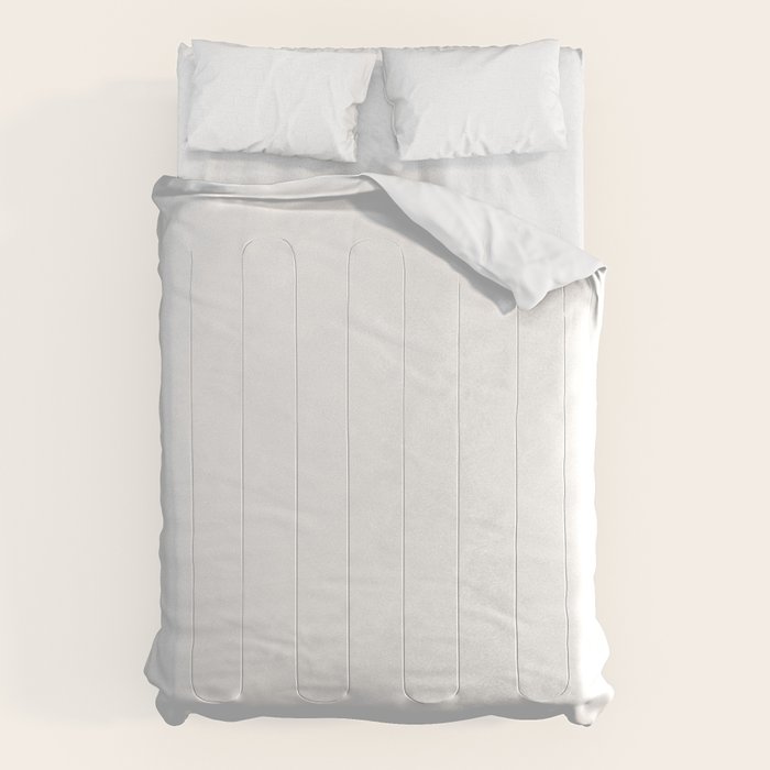 Pure White Solid Color Comforter Gallery Image 6
