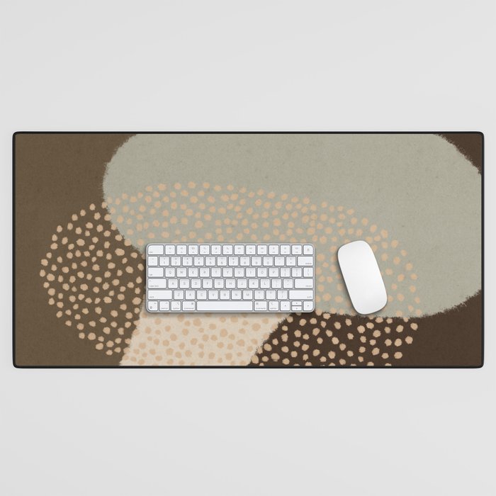 Modern Abstract Shapes #5 Desk Mat Gallery Image 1
