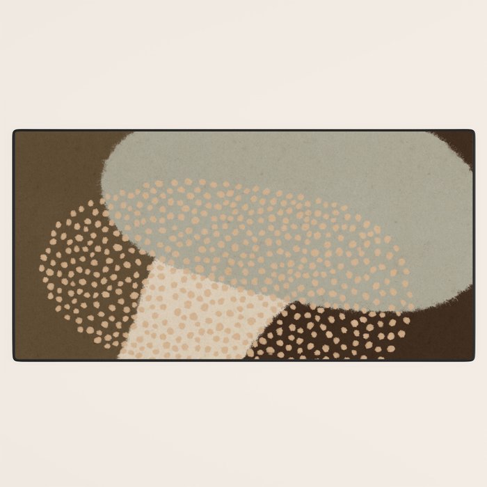 Modern Abstract Shapes #5 Desk Mat Gallery Image 3