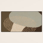 Modern Abstract Shapes #5 Desk Mat Gallery Image 3