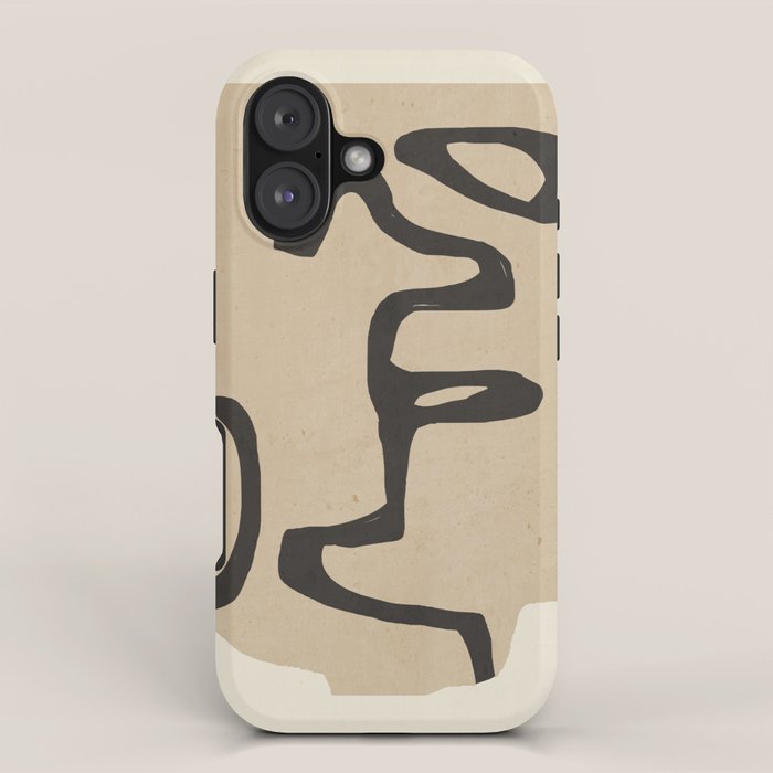 Abstract line art 118 iPhone Case Gallery Image 1