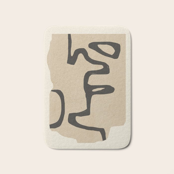 Abstract line art 118 Bath Mat Gallery Image 1