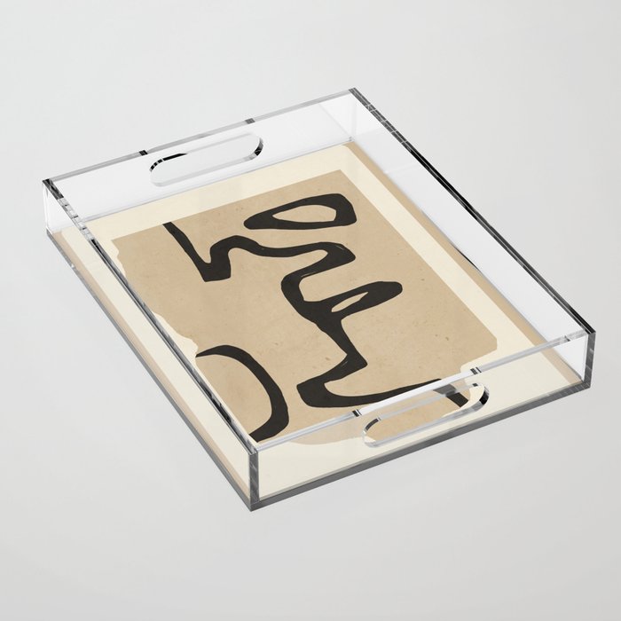 Abstract line art 118 Acrylic Tray Gallery Image 1
