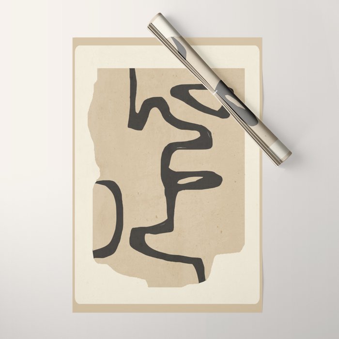 Abstract line art 118 Wrapping Paper Gallery Image 1