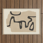 Abstract line art 118 Outdoor Rug Gallery Image 1