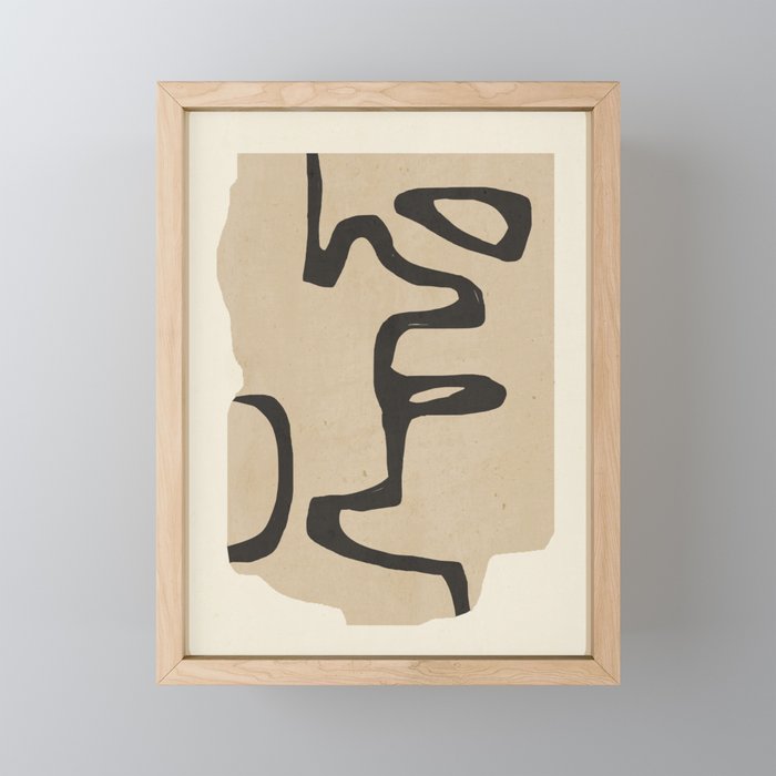 Abstract line art 118 Mini Art Print Gallery Image 1