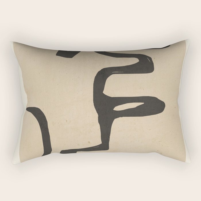 Abstract line art 118 Rectangular Pillow Gallery Image 2