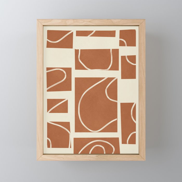 Abstract Pathways 6 Mini Art Print Gallery Image 1