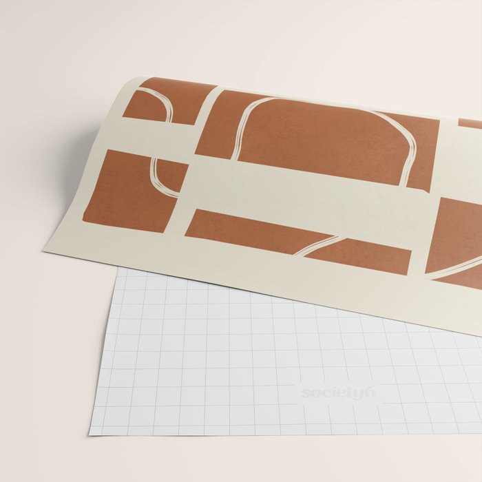 Abstract Pathways 6 Wrapping Paper Gallery Image 2