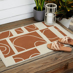 Abstract Pathways 6 Outdoor Rug Gallery Image 2