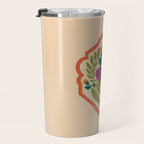 Vintage Pressed Flower Illustration Travel Mug Gallery Image 3