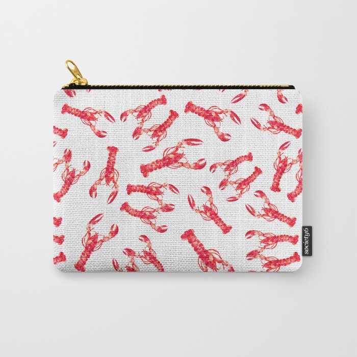 Watercolor Lobster Carry All Pouch Gallery Image 1