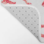 Watercolor Lobster Bath Mat Gallery Image 2