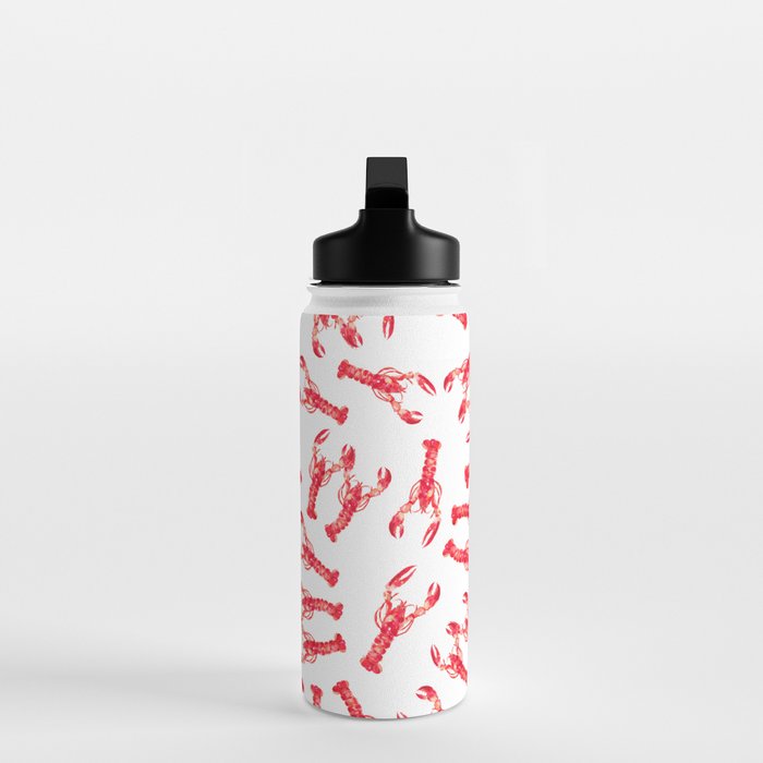 Watercolor Lobster Water Bottle Gallery Image 3