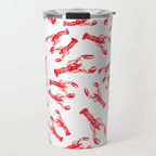 Watercolor Lobster Travel Mug Gallery Image 1