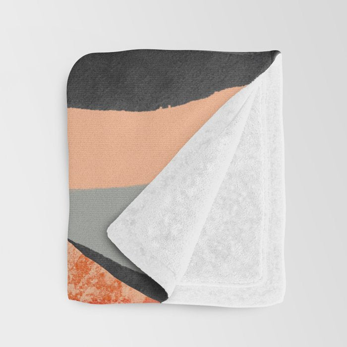 Abstract Art Tropical Leaves 108 Throw Blanket Gallery Image 3