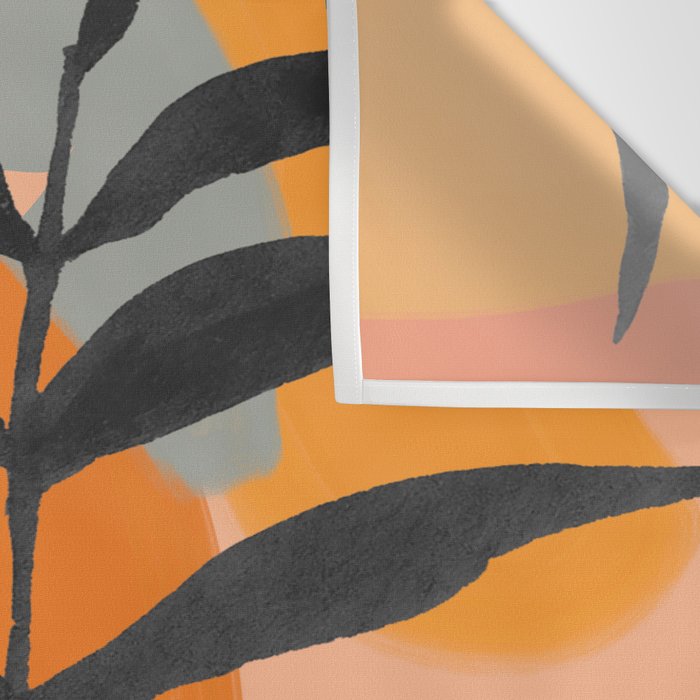 Abstract Art Tropical Leaves 108 Wall Tapestry Gallery Image 3