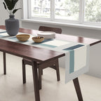 Minimalist 3D Pattern XI Table Runner Gallery Image 2