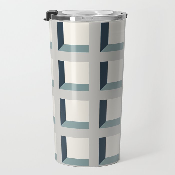 Minimalist 3D Pattern XI Travel Mug Gallery Image 3