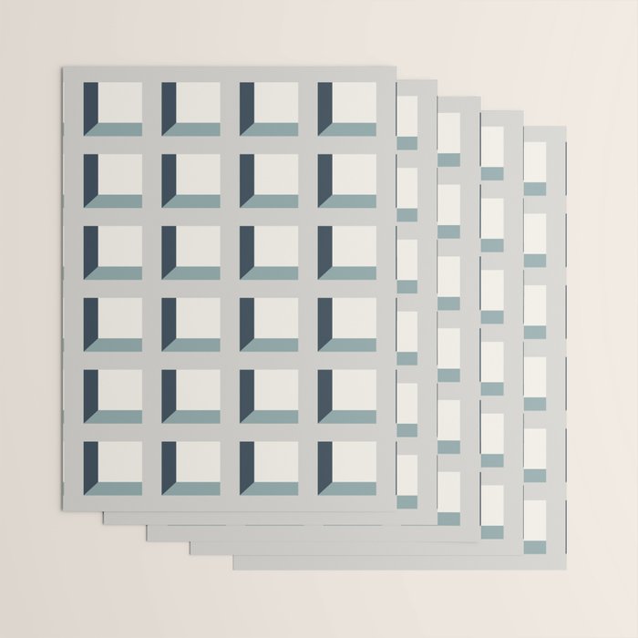 Minimalist 3D Pattern XI Wrapping Paper Gallery Image 3