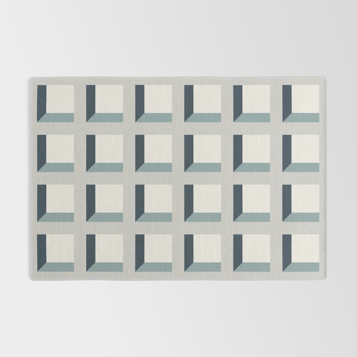 Minimalist 3D Pattern XI Rug Gallery Image 2