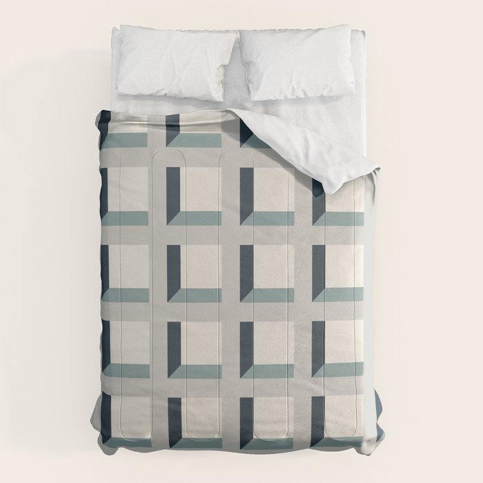 Minimalist 3D Pattern XI Comforter Gallery Image 6