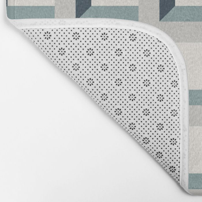 Minimalist 3D Pattern XI Bath Mat Gallery Image 2