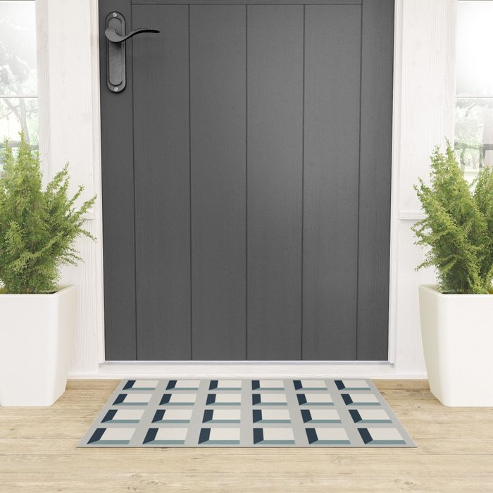 Minimalist 3D Pattern XI Welcome Mat Gallery Image 3