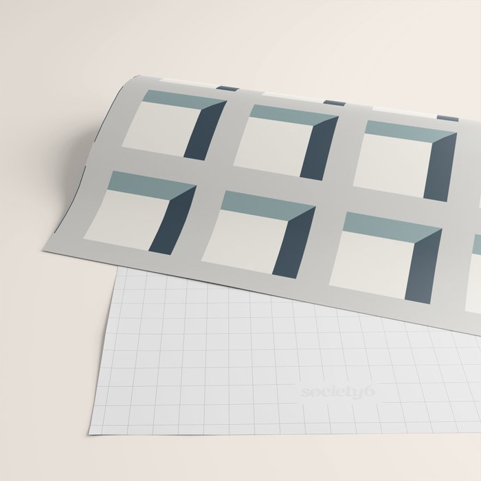 Minimalist 3D Pattern XI Wrapping Paper Gallery Image 2