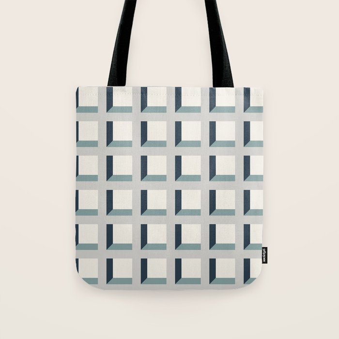 Minimalist 3D Pattern XI Tote Bag Gallery Image 1