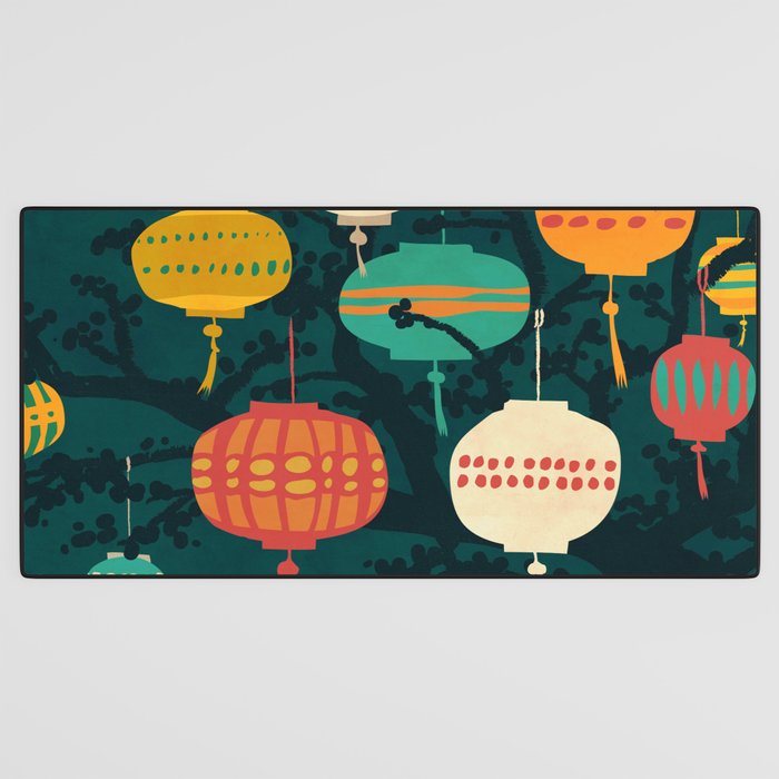 Lanterns Desk Mat Gallery Image 3