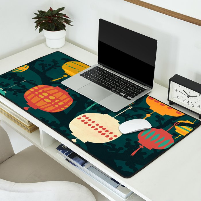 Lanterns Desk Mat Gallery Image 2