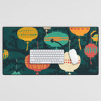 Lanterns Desk Mat Gallery Image 1