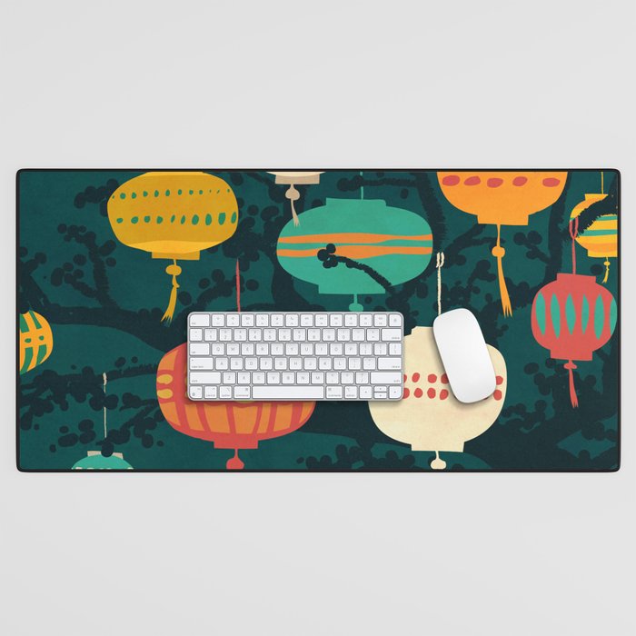 Lanterns Desk Mat Gallery Image 1