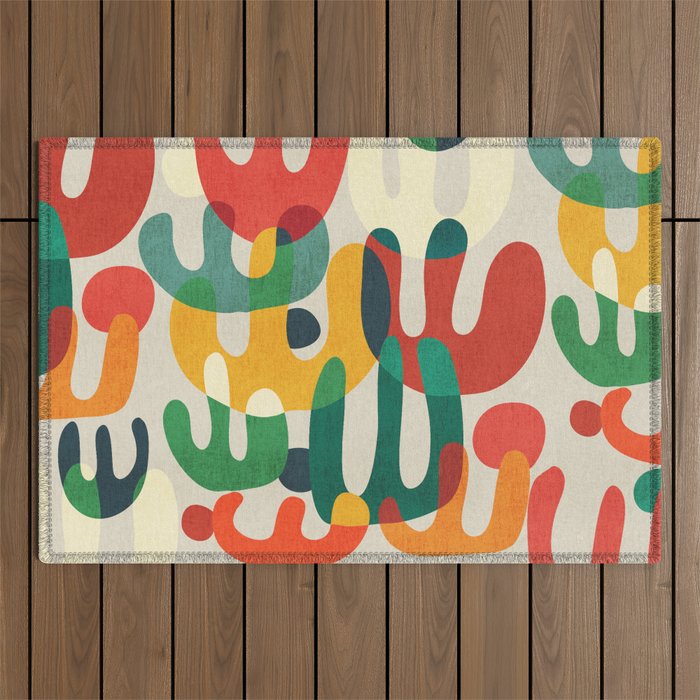 Cactus Outdoor Rug Gallery Image 1