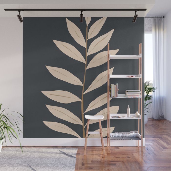 Minimal Art  Plant2 Wall Mural Gallery Image 1