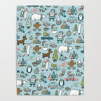 Whimsical Christmas, Sweater Weather, Fa La La La La, Holly Jolly, Holiday Print, Tis The Season Poster Gallery Image 4