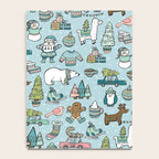 Whimsical Christmas, Sweater Weather, Fa La La La La, Holly Jolly, Holiday Print, Tis The Season Notebook Gallery Image 4