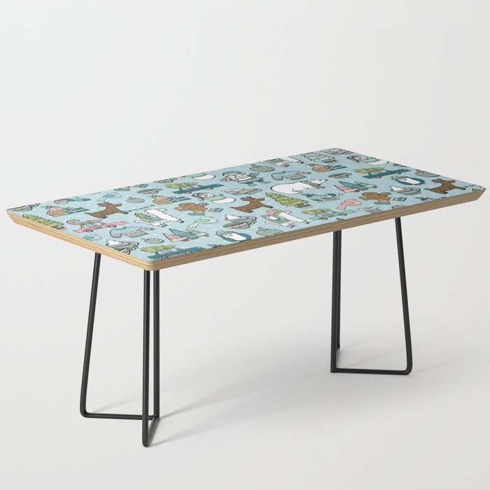 Whimsical Christmas, Sweater Weather, Fa La La La La, Holly Jolly, Holiday Print, Tis The Season Coffee Table Gallery Image 1